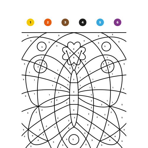 Colouring Picture - Butterfly