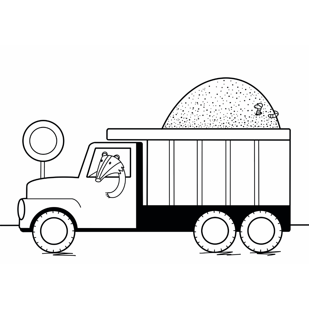 Colouring Picture - Truck