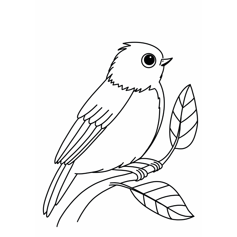 Colouring Picture - Bird