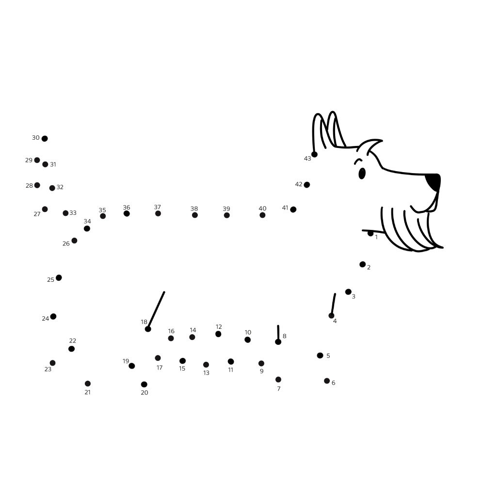 Connect the Dots - Dog