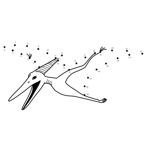 Connect the Dots - Pterodactylus