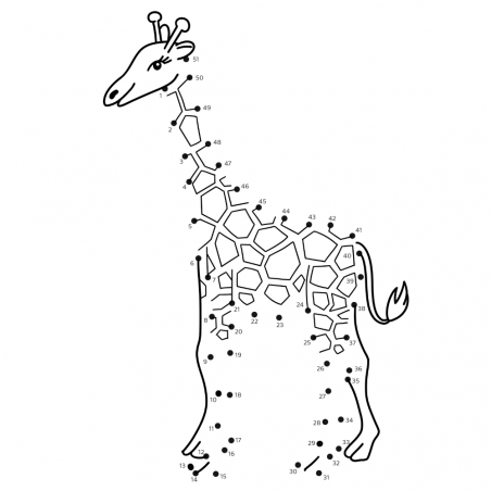 Connect the Dots - Giraffe
