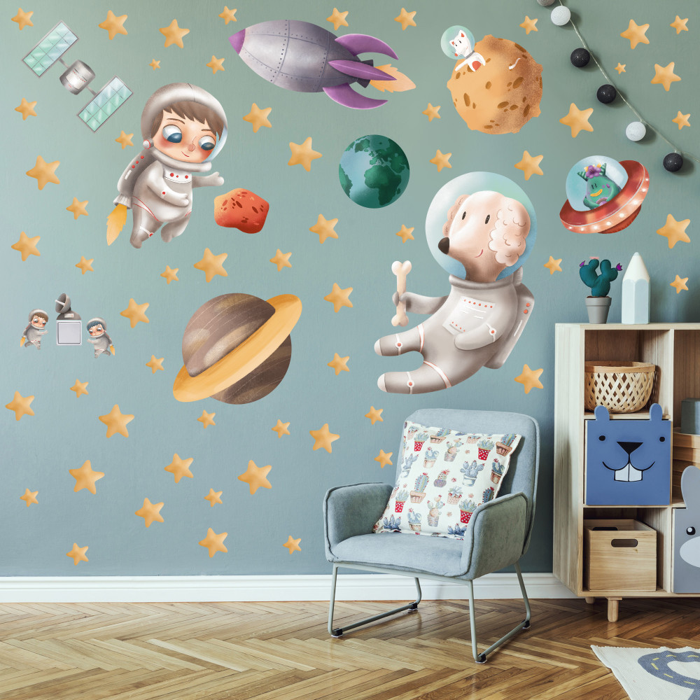 Wallstickers – Space for kids