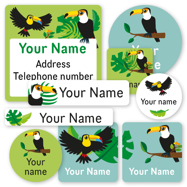 Name stickers for kids, Nursery & Kindergarten & School, Mama Labels